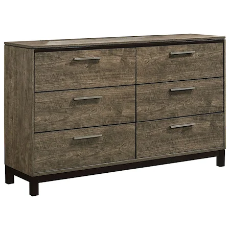 Contemporary Dresser with Felt-Lined Drawers